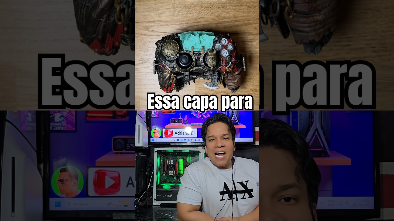 CAPA DO CONTROLE DUALSENSE DO PLAYSTATION 5