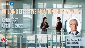 𝐖𝐄𝐁𝐈𝐍𝐀𝐑: 𝐁𝐮𝐢𝐥𝐝𝐢𝐧𝐠 𝐞𝐟𝐟𝐞𝐜𝐭𝐢𝐯𝐞 𝐫𝐞𝐥𝐚𝐭𝐢𝐨𝐧𝐬𝐡𝐢𝐩𝐬 𝐚𝐭 𝐰𝐨𝐫𝐤