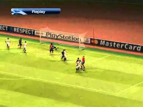 Pes 2009 Final UEFA Real Vs Barca  3-2