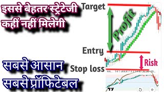 इससे बेहतर सरल लाभकारी स्ट्रेटेजी नहीं देखे होंगे| No strategy is more simple & profitable than this