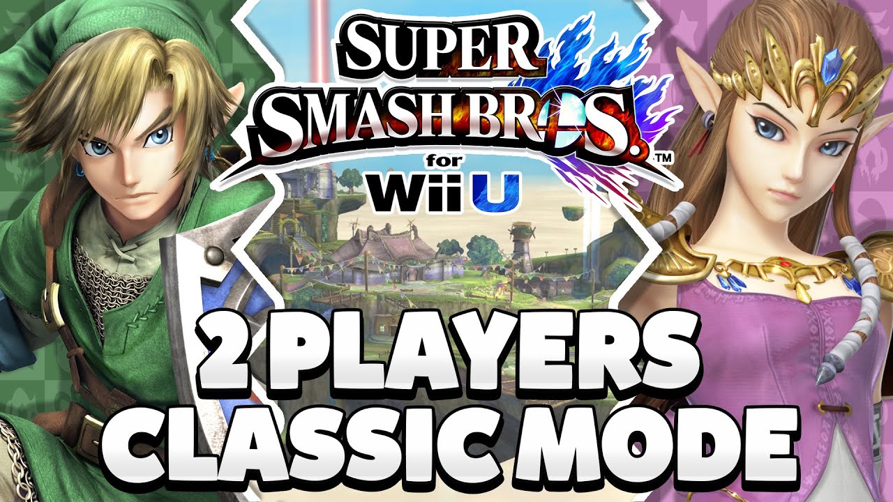 Super Smash Bros. Wii U - Link & Princess Zelda Classic Mode [1080p HD]