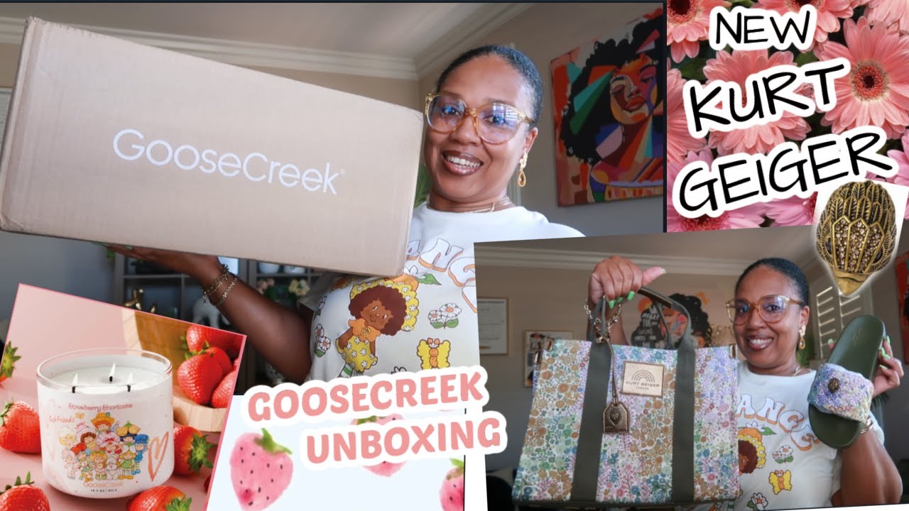 GOOSECREEK CANDLE HAUL & NEW KURT GEIGER UNBOXING