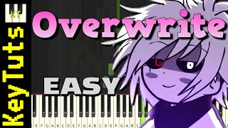 Overwrite [XChara’s Theme from Underverse] - Easy Mode [Piano Tutorial] (Synthesia)