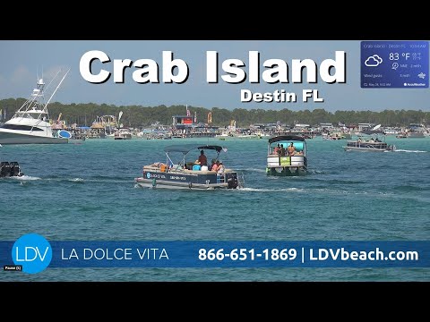 Crab Island Sandbar – Destin, FL Live Camera — Destin, FL live camera thumbnail