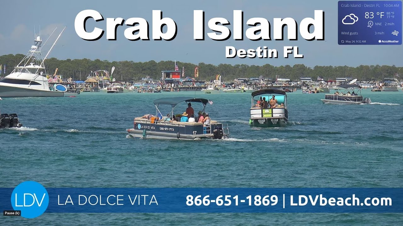 LDV - Crab Island Destin FL 24/7 Livestream In 4K