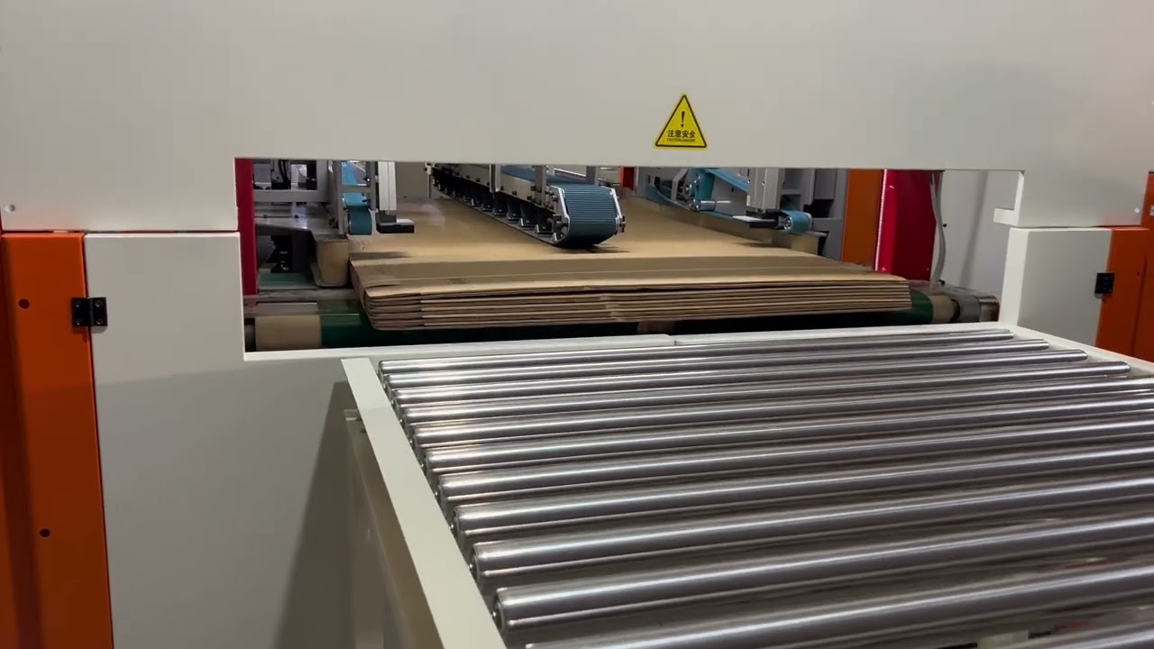 Automatic PP strapping machine with corner protection function☎️Whatsapp/Wechat:+86 152 5015 3706