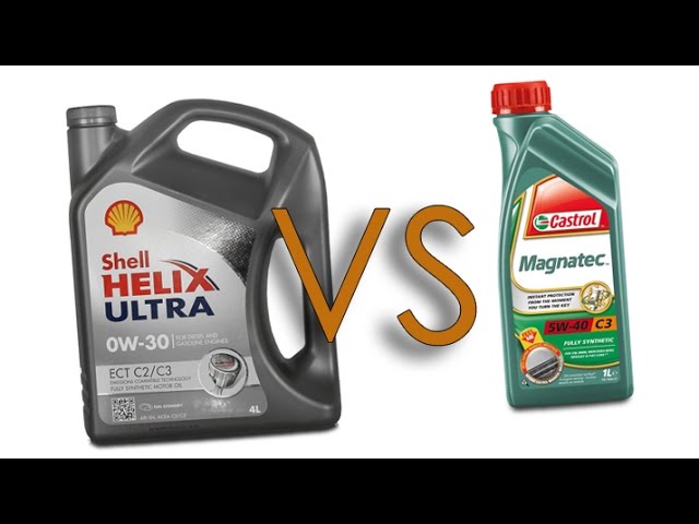 Shell Helix Ultra 0w30 Vs Castrol Magnatec 5w40 Cold Oil Test Youtube