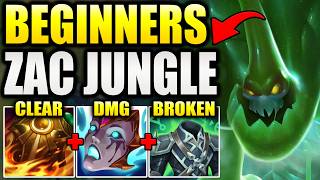 HOW TO PLAY ZAC JUNGLE FOR BEGINNERS IN S16! (Full Guide)