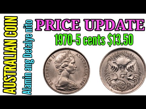 5 Cents 1970 Australian Coin /Value