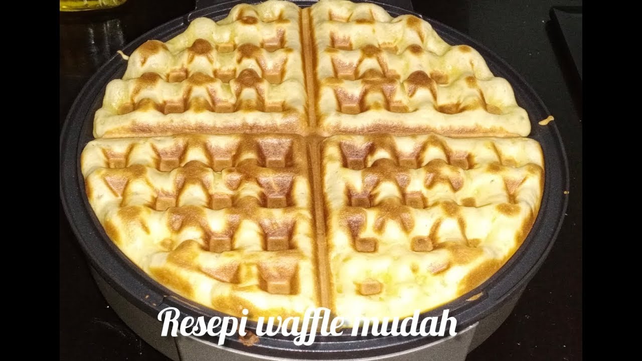 Resepi waffle sukatan cawan
