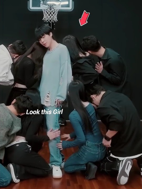 look this girl 💜 feeling Heven Jimin Like Crazy dance practice #jimin #jimin_face #shorts