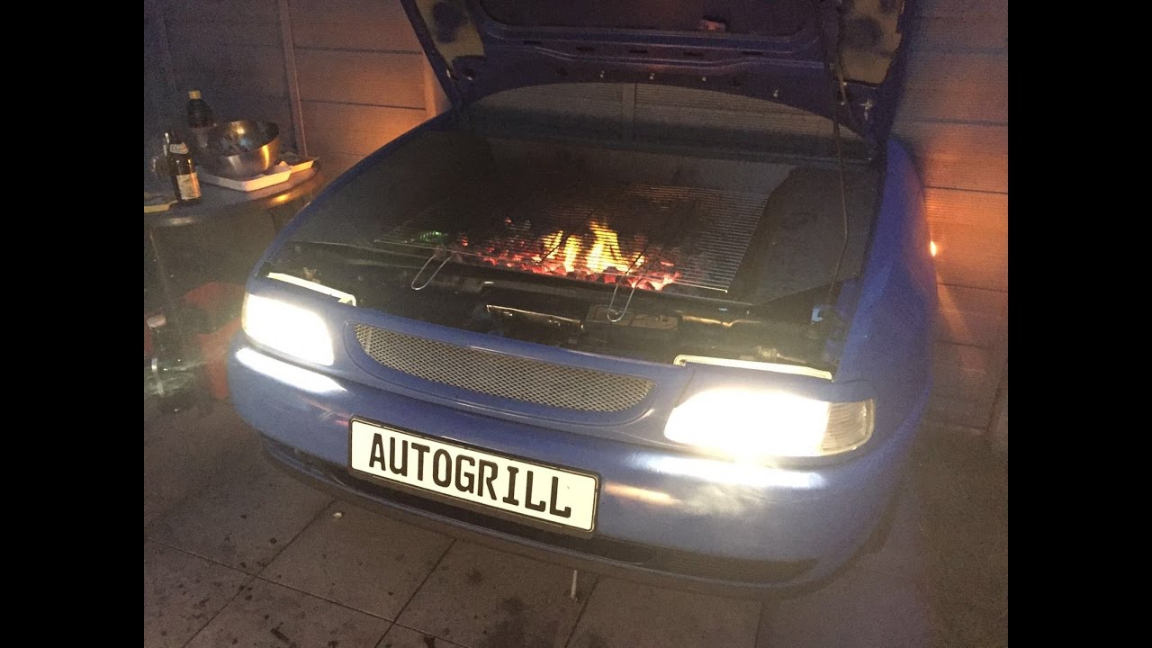 VW Mastergrill - Auto mit Pinsel und Wandroller lackieren