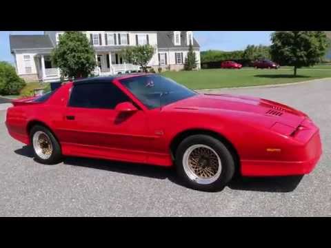 1987 Pontiac Trans Am GTA For Sale~1 Owner~T-Tops~ONLY 36,000 Miles!