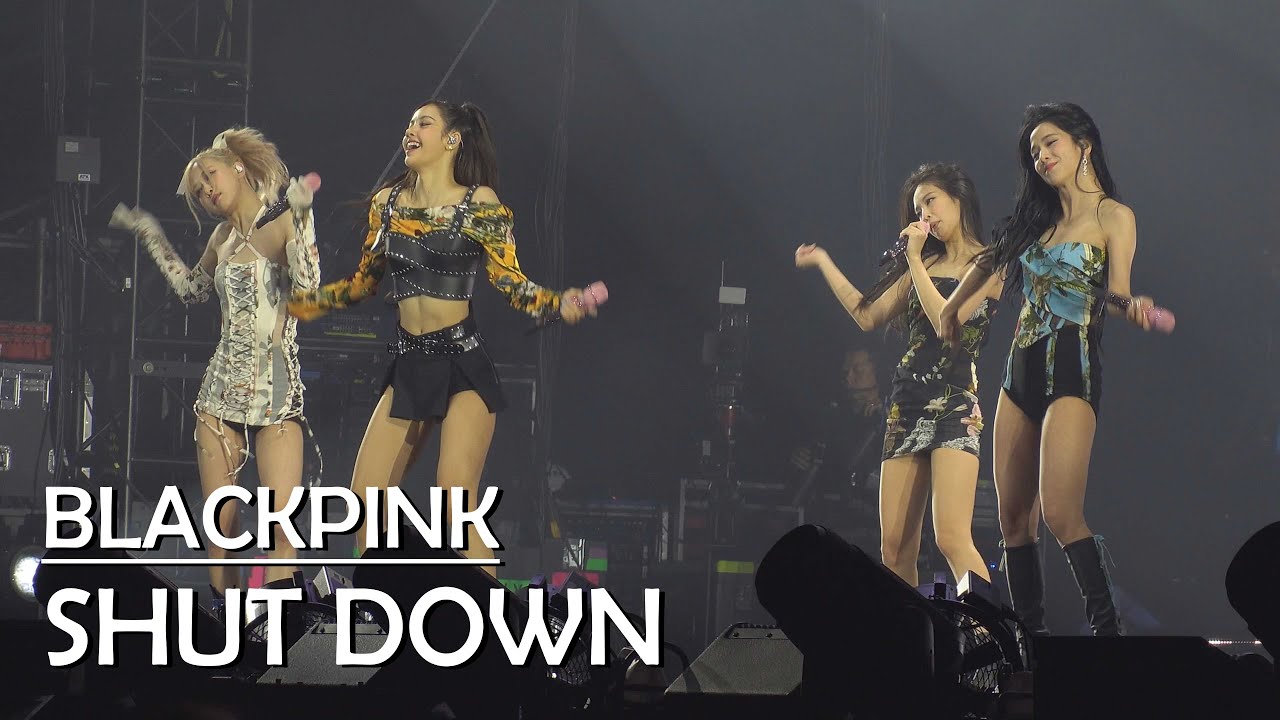 230818 'Shut Down' BLACKPINK WORLD TOUR [BORN PINK] ENCORE in LAS VEGAS 4K FanCam