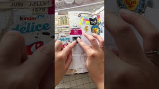 daily junk journaling day 51 🧃 #junkjournaling #junkjournal