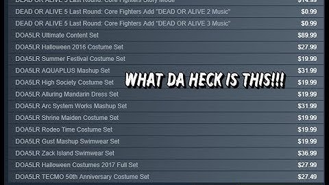 Fighting games DLC problem and Why are they Highway Robbery (Editman Talks)