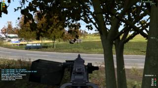 Arma 2: Wasteland - Mounted gun trolling