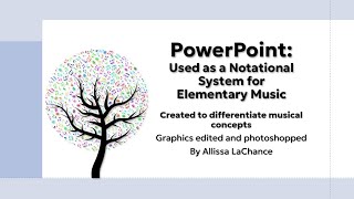 PowerPoint as a Music Notation System