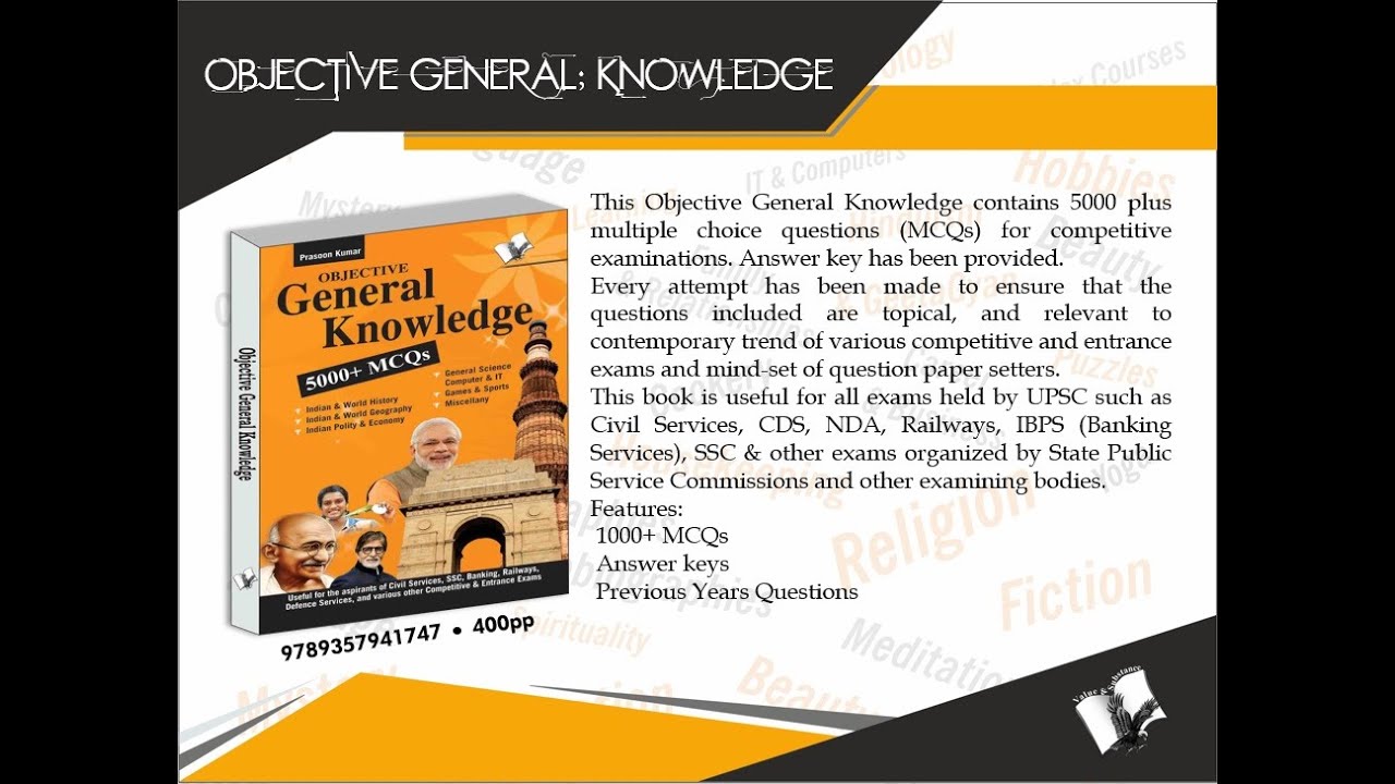 Objective General Knowledge YouTube Objective general knowledge youtube
