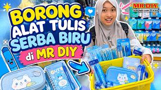Aqilla Borong Serba Warna Biru di Mr DIY - Perlengkapan Sekolah Lucu - Back to School🤣Aqilla's Diary