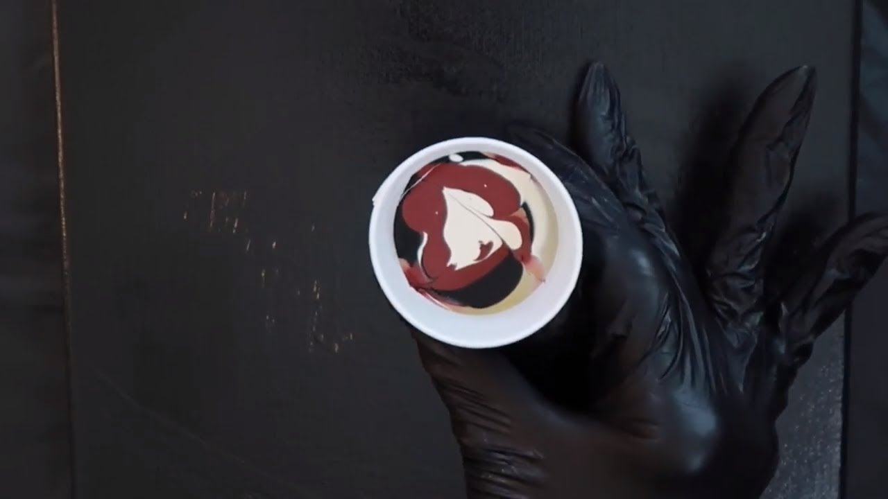 FLIP CUP DIRTY POUR PAINTING - YouTube