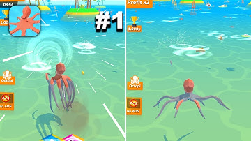 Idle Octopus - Tycoon Game- New Release - Hyper Hybrid Casual - Gameplay Walkthrough (iOS & Android)