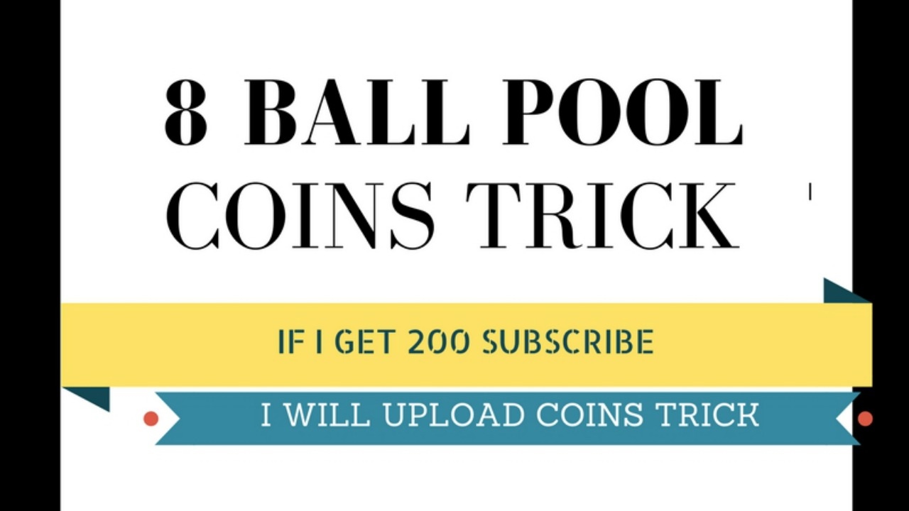 8 Ball Pool Coins Tricks - YouTube