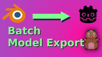 Godot Engine Quicktip - Blender to Godot batch export