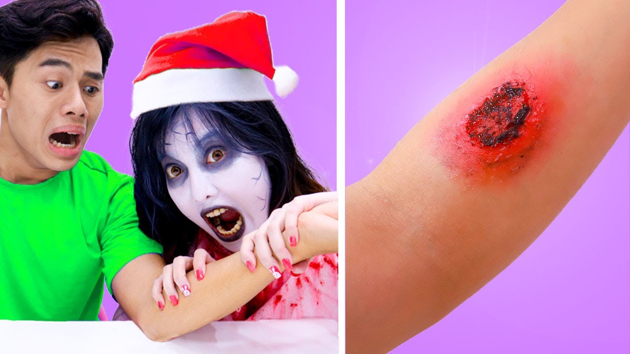 ZOMBIE PRANK WARS | 5 FUNNY CHRISTMAS PRANKS, DIY CRAFTS AND FUNNY SITUATIONS BY CRAFTY TOUCH