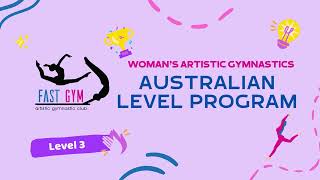 Tutorial Gymnastics Level 3 Routine (New)