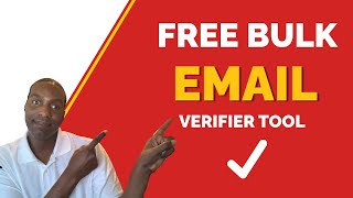 Email Verification - The Best Free Bulk Email Verifier Tool