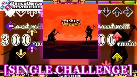 【DDR MAX2】 TSUGARU (APPLE MIX) [SINGLE CHALLENGE] 譜面確認＋クラップ
