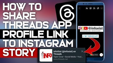How to share threads profile link to Instagram story