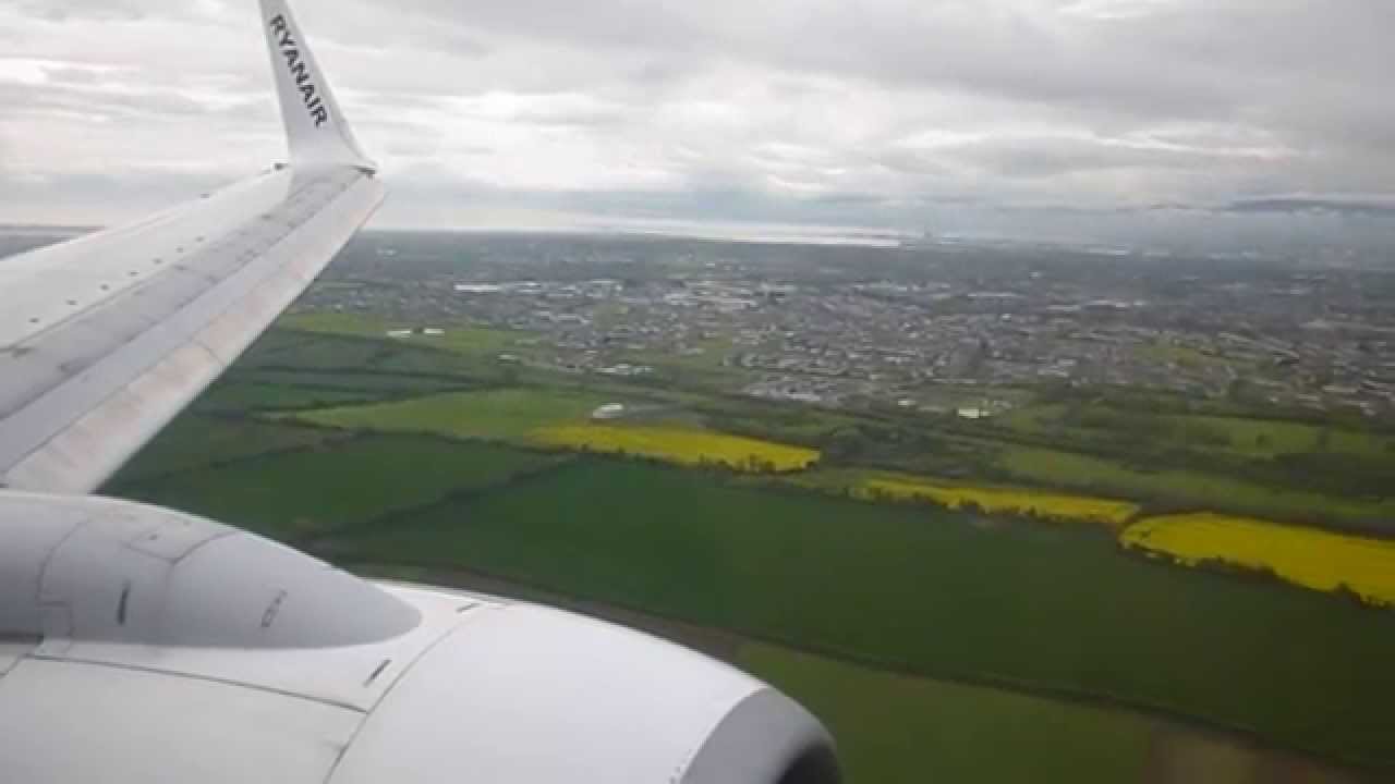 [HD] | RYANAIR | Boeing 737-8AS | EI-DWV | Landing Dublin Airport | EIDW | 04/05/2014