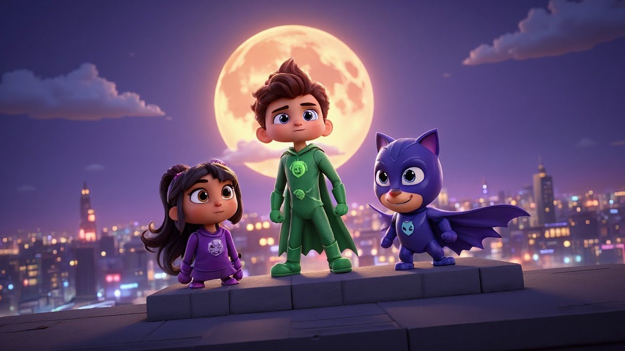 PJ Masks A Noite do Ninja Noturno - YouTube