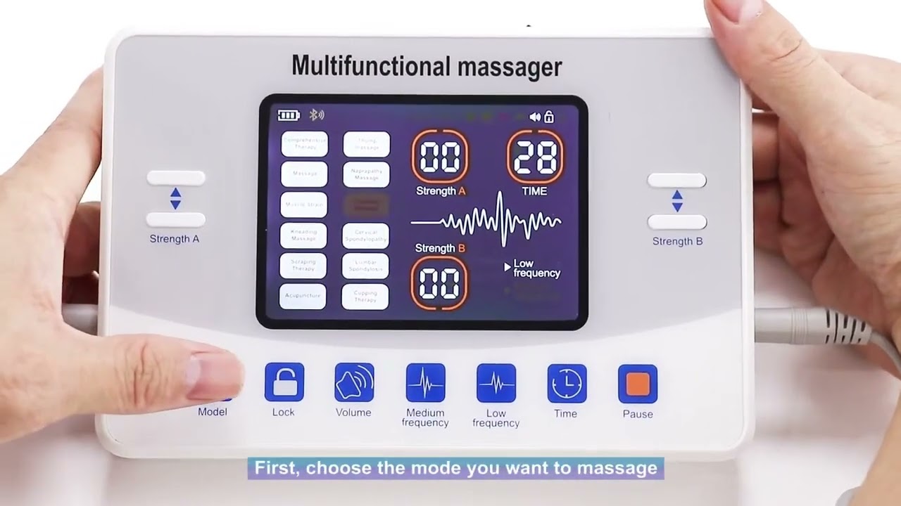 12 Modes Low Frequency Therapy Device TENS Machine EMS Muscle