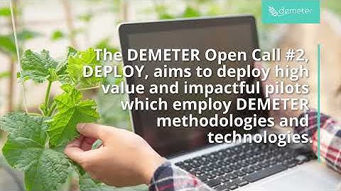 DEMETER Open Call #2 DEPLOY