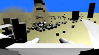 Blender 3D building destruction