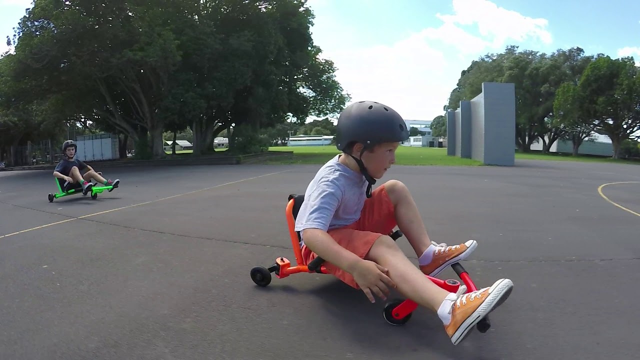 Ezyroller Classic Ride-On Go Kart, Durable Outdoor Drift Racer