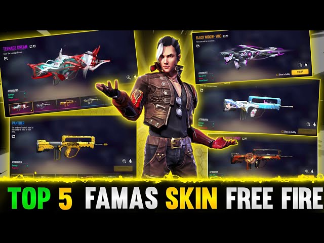 Melhores armas de Garena: Free Fire no segundo semestre de 2021