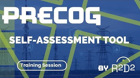 R²D² In Action: Training Session - Introducing Self-assessment tool of PRECOG