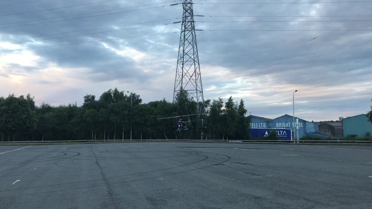 Dean Goffe Killing a Gaui X4ii. CRASH !!