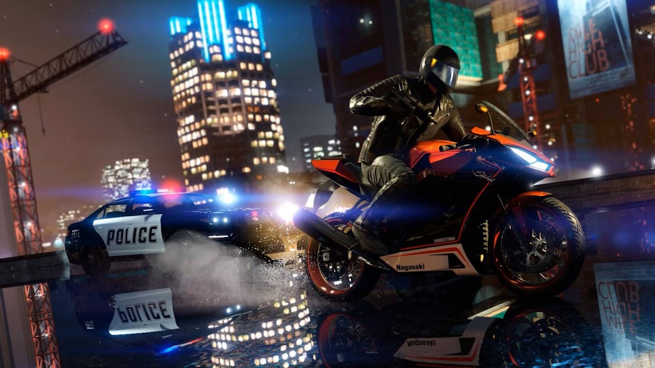 5 STAR POLICE CHASE 💀 BIKE SE SABKO UDA DIYA | GTA 5 LIVE