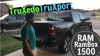 Install And Review Truxedo Truxport Bed Cover Install On New 2019 Ram 1500 Rambox Youtube