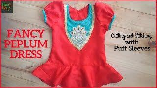 Watch lehnga: https://youtu.be/7vvmfdvpkhu hi sewist, today we are
making simple baby fancy peplum dress cutting and stitching in
hindi/urdu, this and...