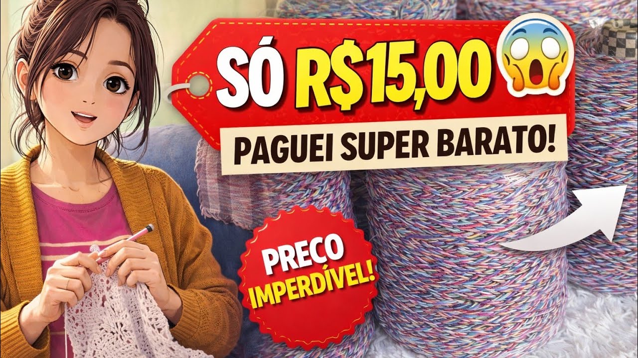 👉 Comprinhas de Barbante 💜 Meu Coração se Encantou!