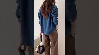 봄 생지 데님셔츠 코디하기 레이어드 포켓 청남방🩵제넛데님셔츠 | #ootd #shorts