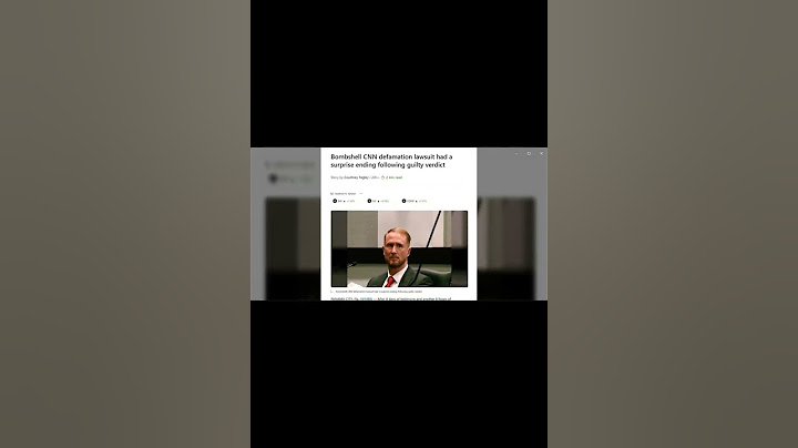 Zachary Young's Bombshell Lawsuit Against CNN.