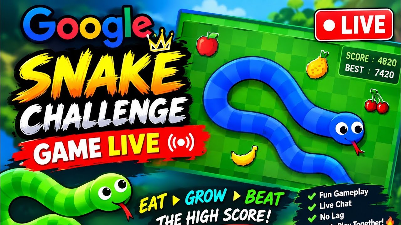 Snake Game Live Stream 🎮 | আজ কি নতুন হাই স্কোর ভাঙতে পারব? [span_1 ...