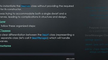 Solving the Undefined Constructor Error in Java: A Guide for Dwarves Class